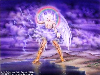 A picture of Michael, Christ's mighty archangel.